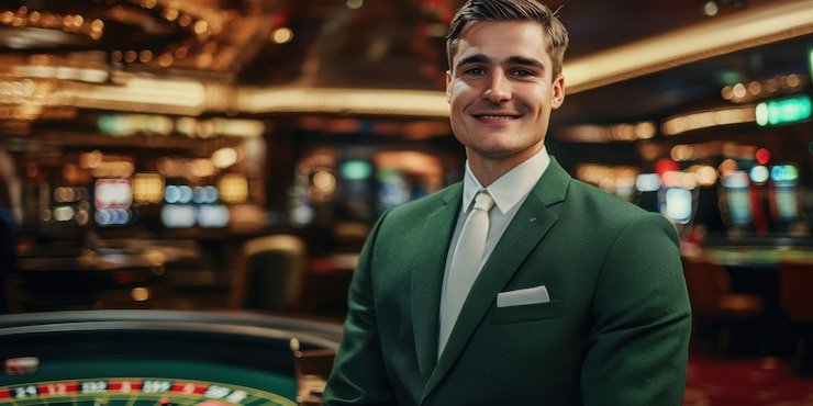 Grid permainan Fortune Rabbit menampilkan simbol-simbol keberuntungan Asia di idbplay